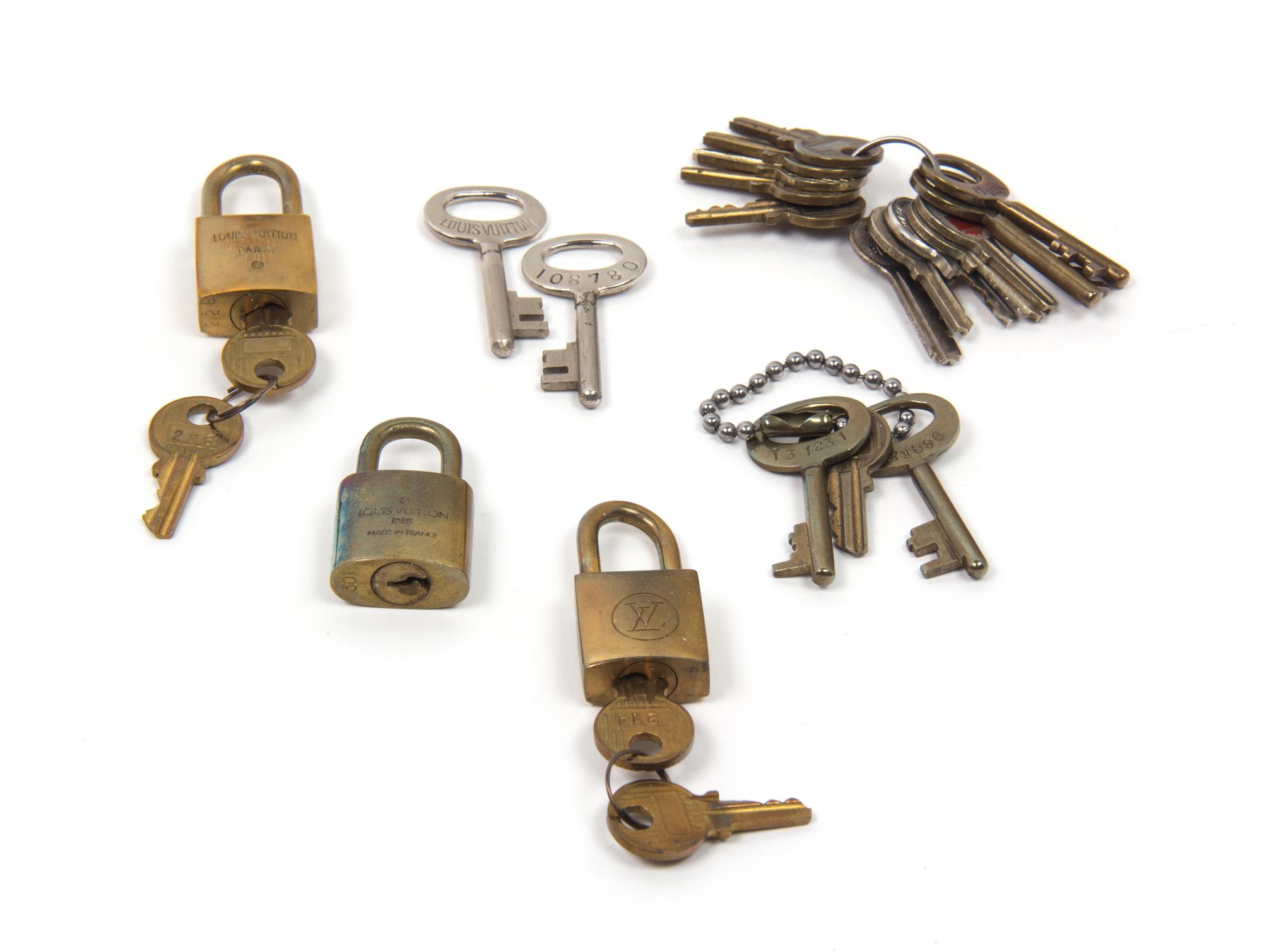 An Assortment of Keys and Padlocks,