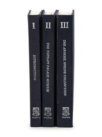 MISUGI, T. Chinese Porcelain Collections in the Near East: Topkapi and Ardebil , Hong Kong: Hong Kong Univeristy Press, 1981. Three volume set, cloth bound.