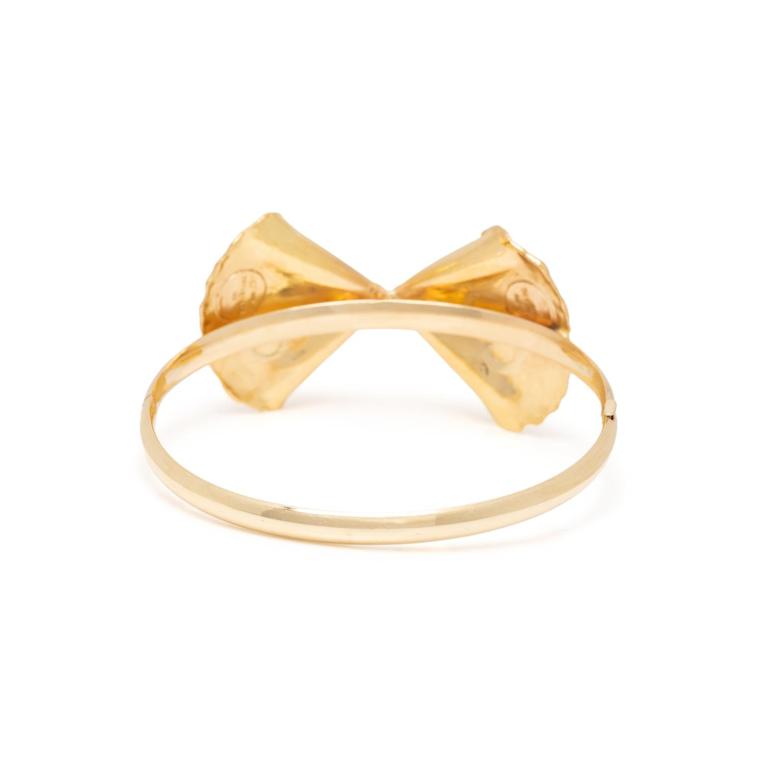 YELLOW GOLD PETAL BRACELET