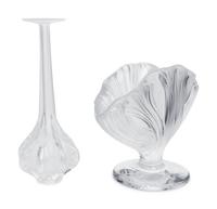A Lalique Ichor Vase and Marie-Claude Vase