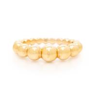 VAN CLEEF & ARPELS, YELLOW GOLD 'PERLÉE PEARLS OF GOLD VARIATION' RING