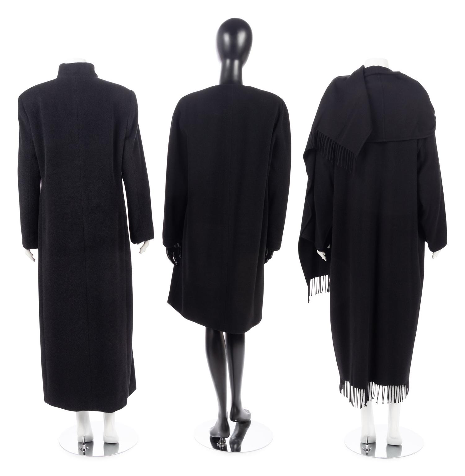 Five Designer Coats: Four Giorgio Armani, One Salvatore Ferragamo