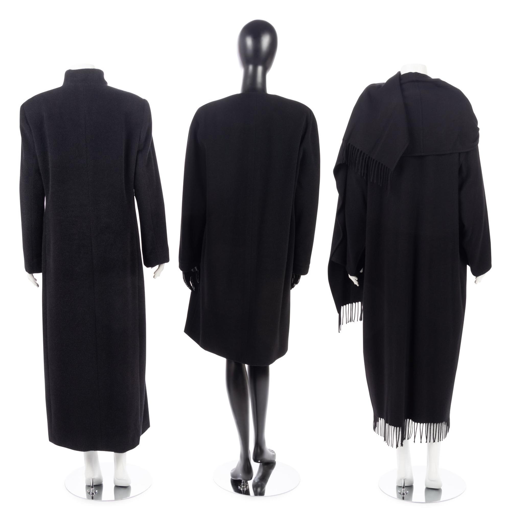 Five Designer Coats: Four Giorgio Armani, One Salvatore Ferragamo