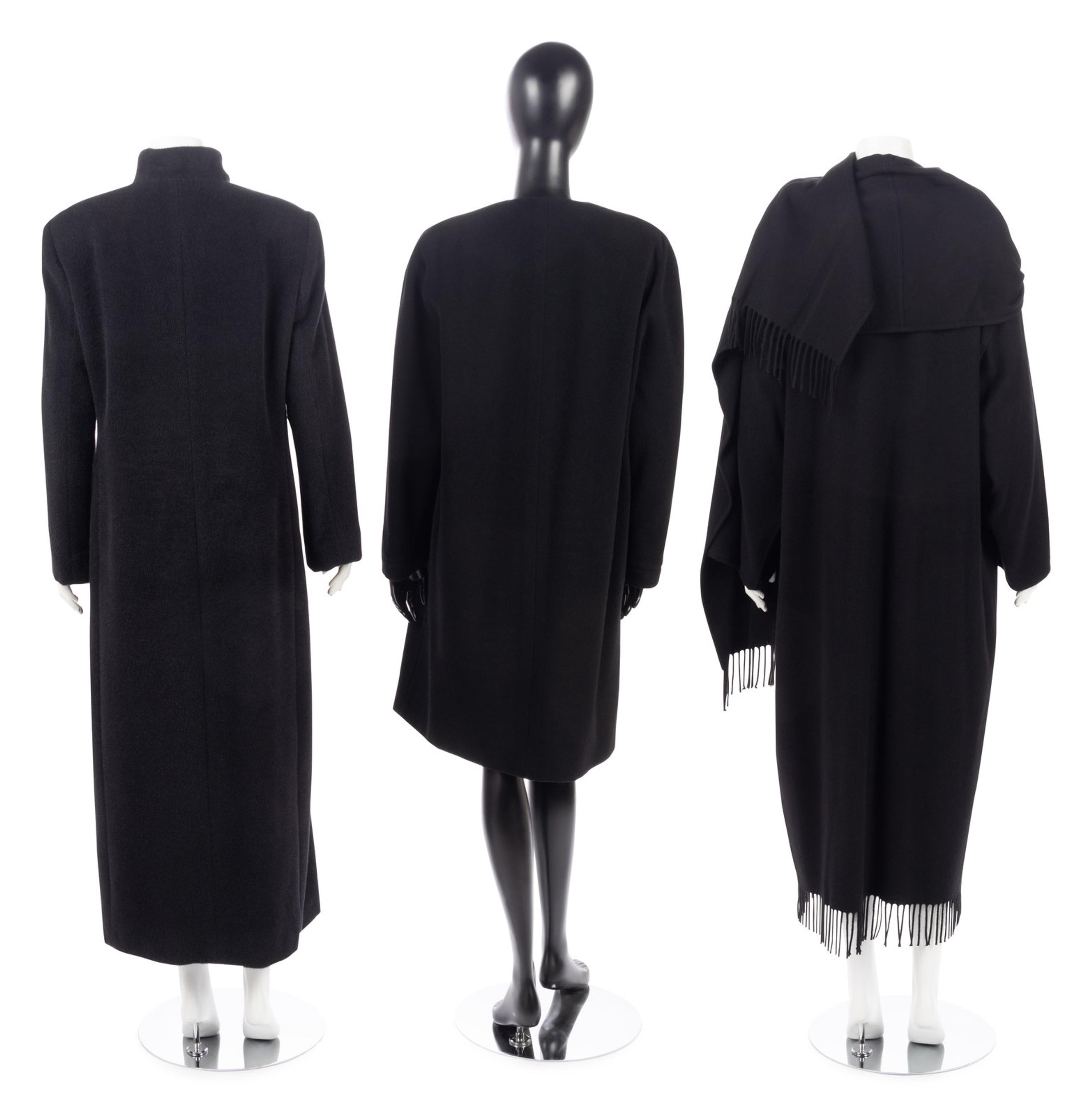 Five Designer Coats: Four Giorgio Armani, One Salvatore Ferragamo