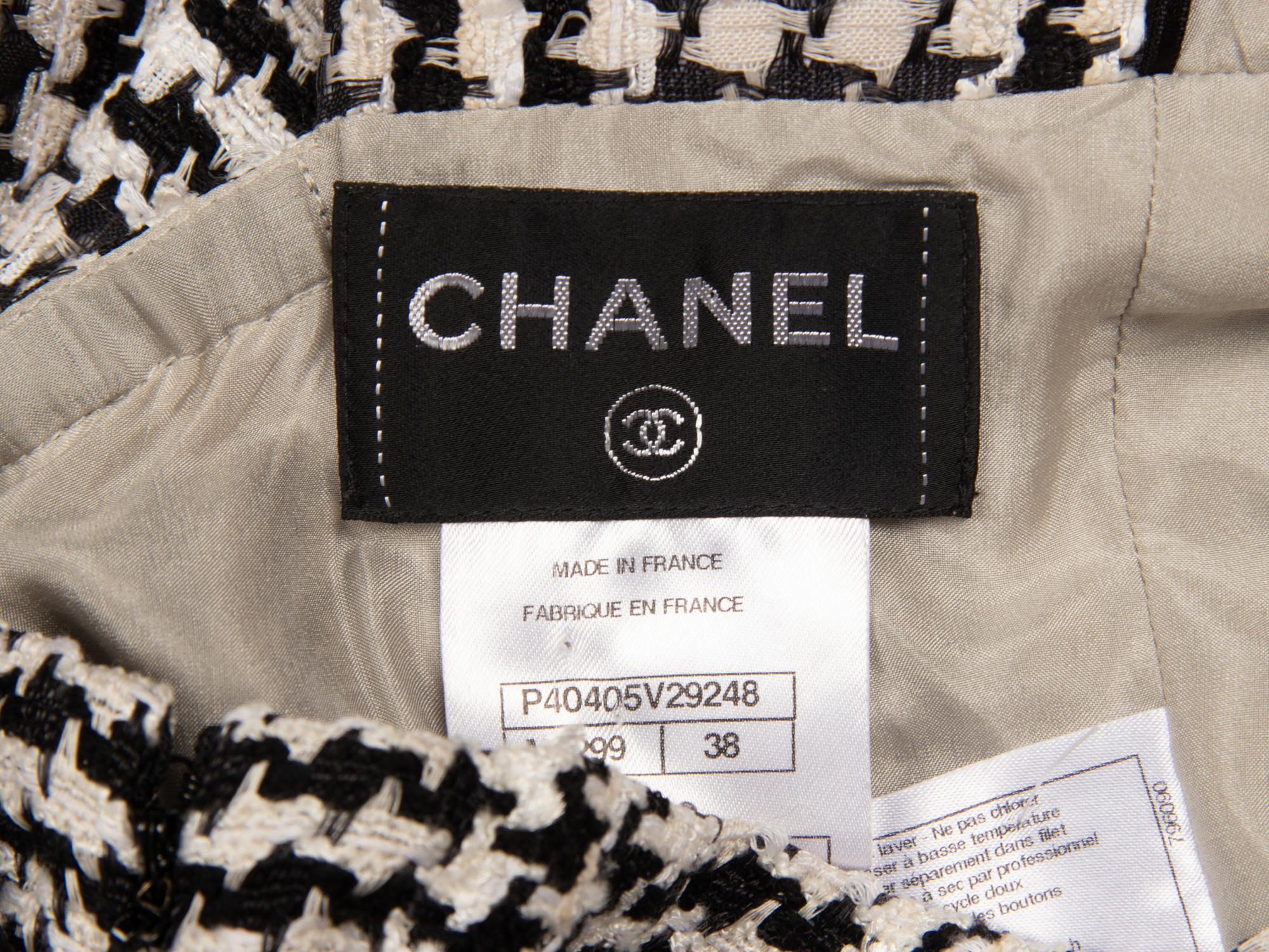 Chanel, Houndstooth Tweed Dress