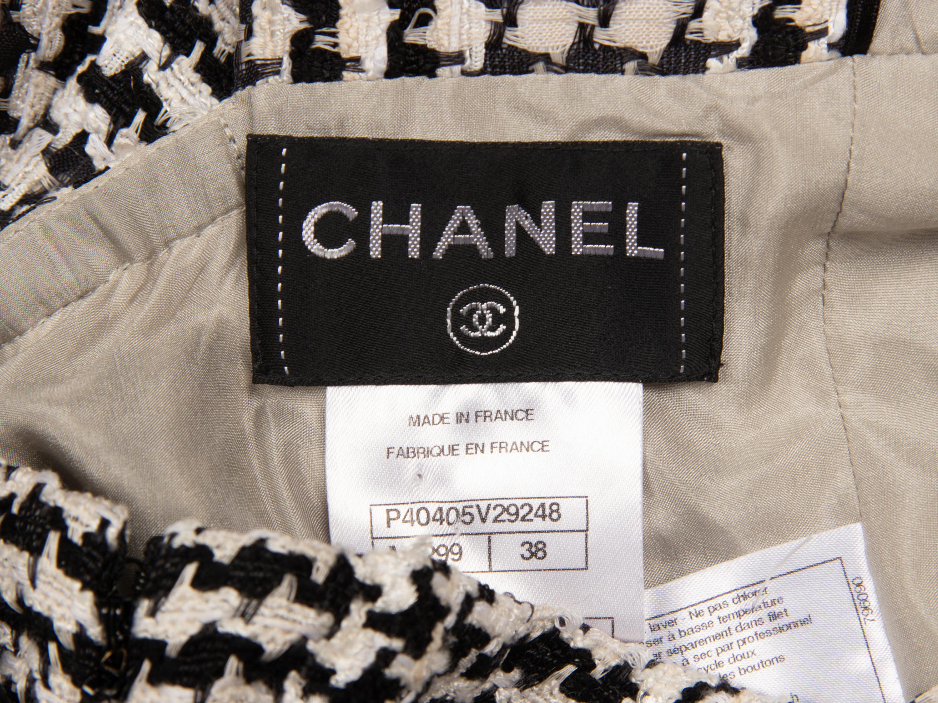 Chanel, Houndstooth Tweed Dress