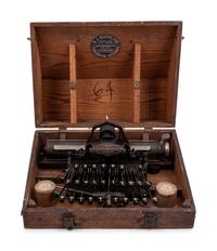 A Blickensderfer Typewriter with Case