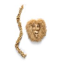 Haudenosaunee Corn Husk Mask and Braided Timpsila Rope