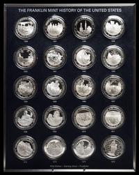 A Franklin Mint History of the United States Silver Coin Set 250 ozt. total