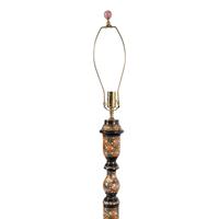 A Kashmiri Lacquer Floor Lamp