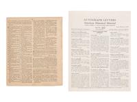 [REVOLUTIONARY WAR]. Group of 3 newspapers incl. a 1776 Penn. Evening Post and The Salem Gazette .