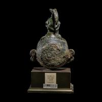 A Roman Bronze Bust of Minerva