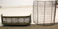 An Assembled Set of Fireplace Equipment Height of first 16 inches. — 19TH AND 20TH CENTURY