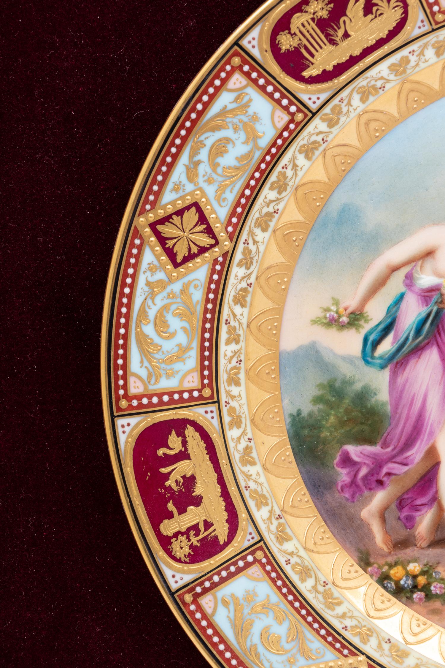 A Vienna Porcelain Cabinet Plate