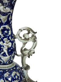 An Italian Majolica Floor Vase