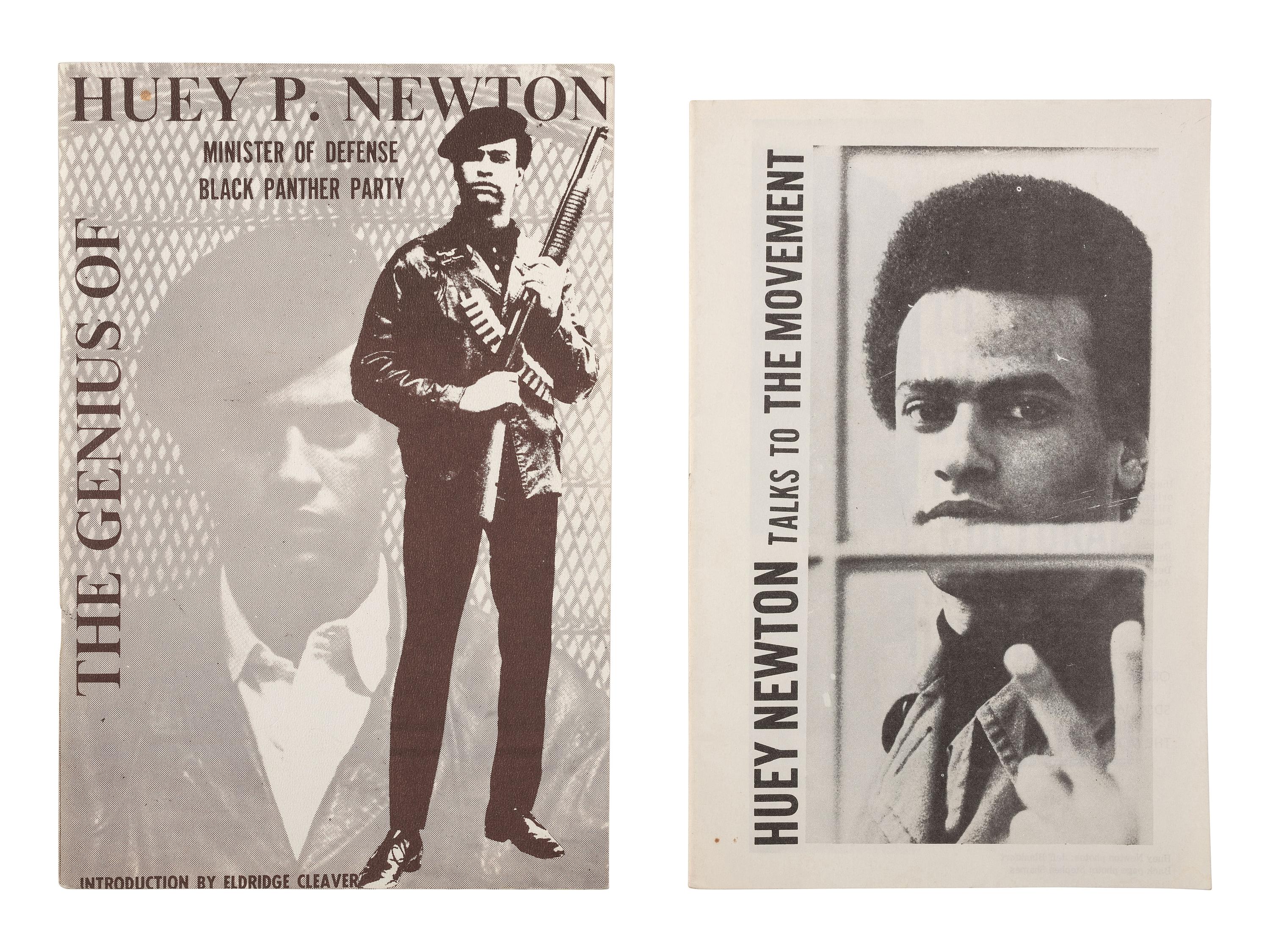 [BLACK PANTHERS]. Pamphlets associated with Huey Newton and Eldridge Cleaver, including: