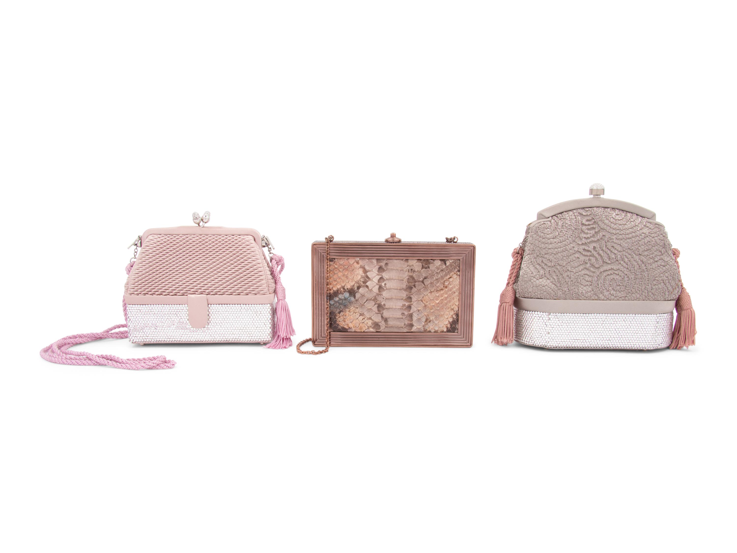 Three Judith Leiber Bags - One Formerly Owned by Elizabeth Taylor