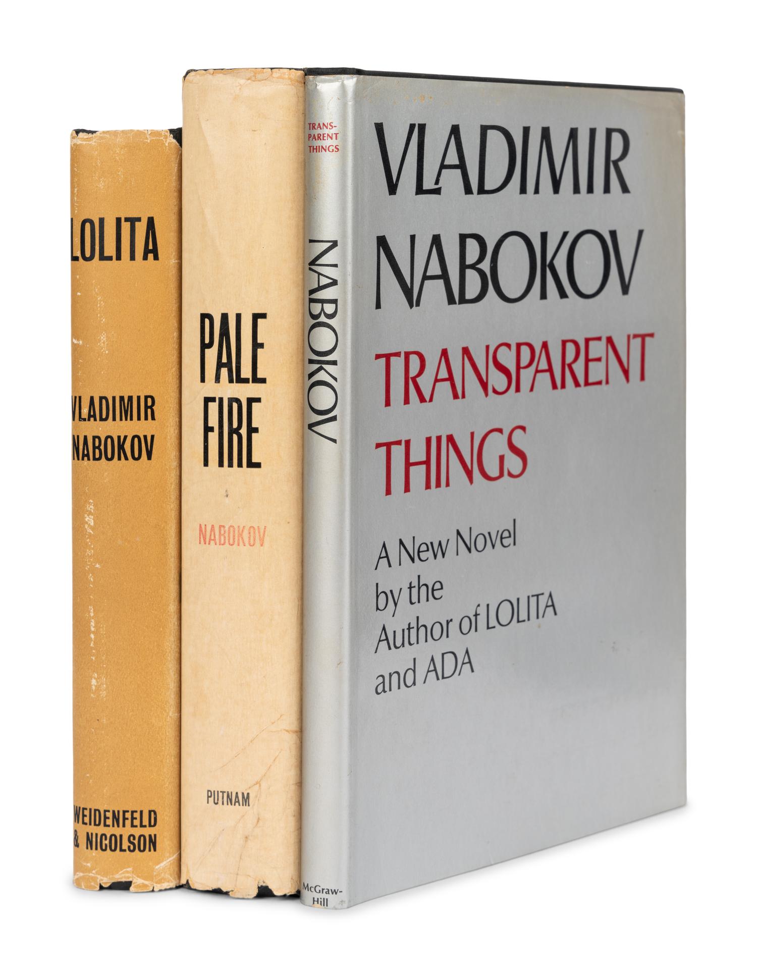 NABOKOV, Vladimir (1899-1977). A group of 3 works, comprising: