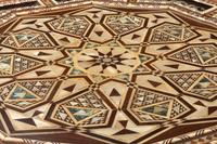 A Pair of Moorish Style Marquetry Decagonal Side Tables