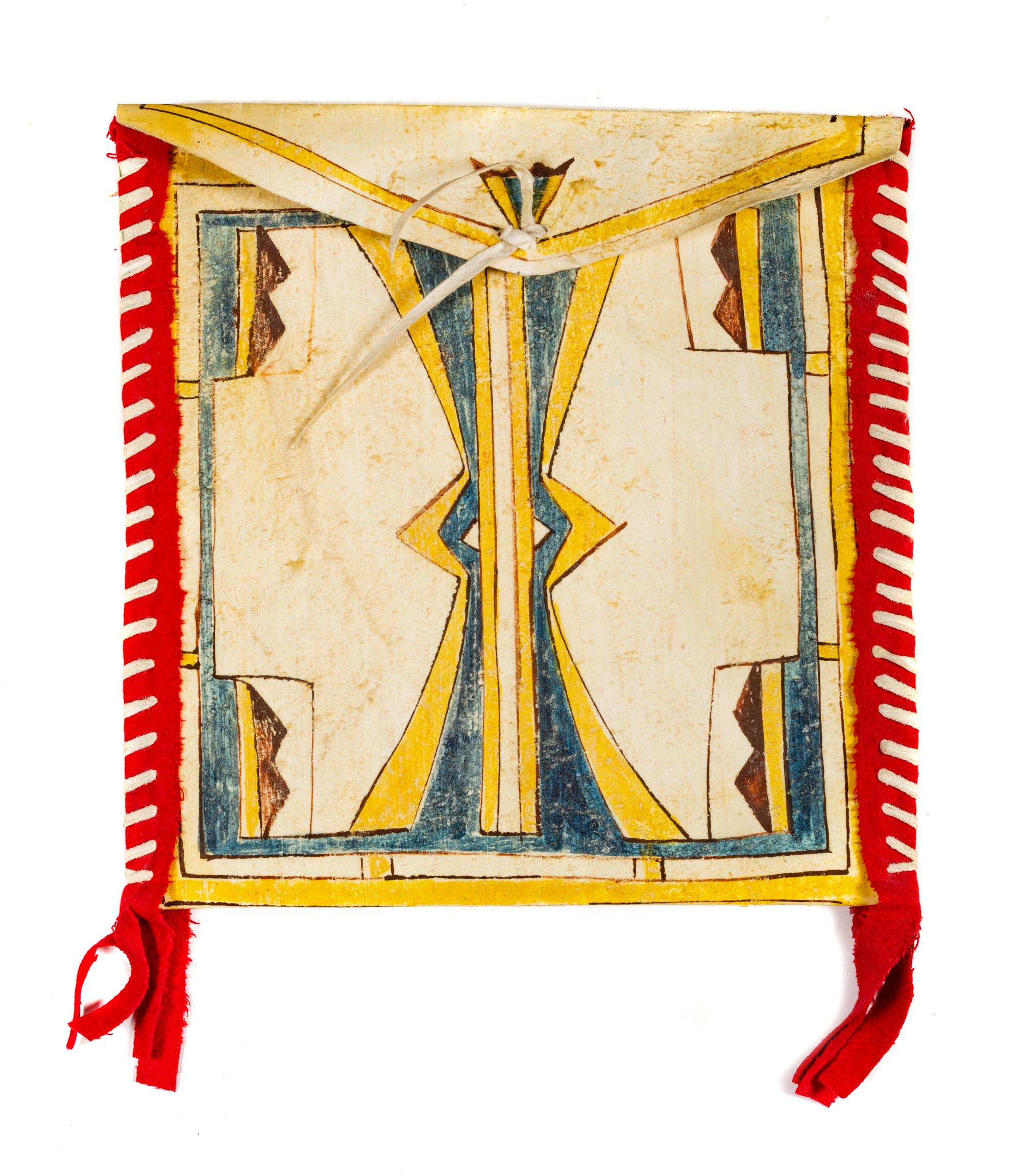 Cheyenne Painted Parfleche Envelope