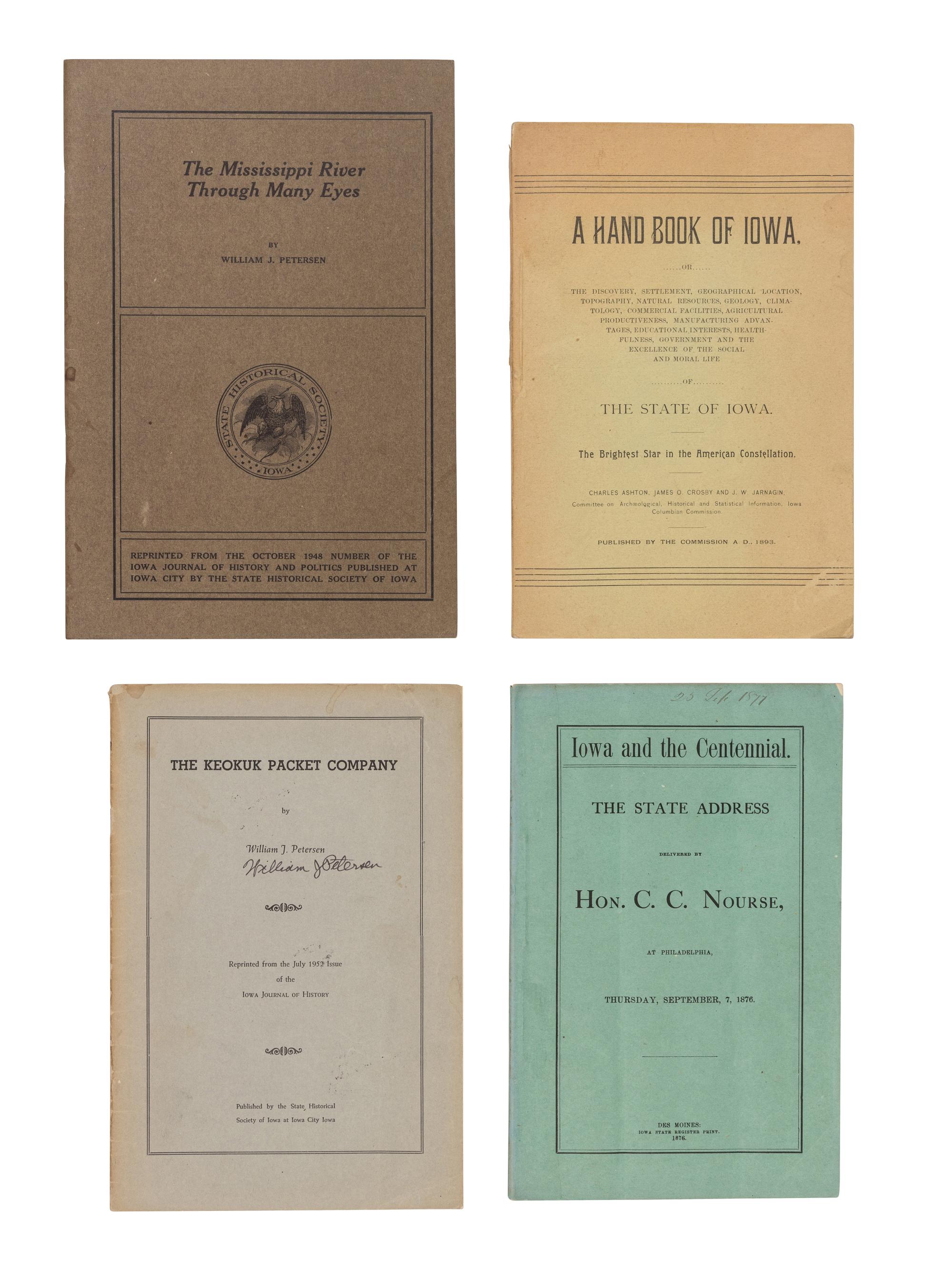 [IOWA]. A group of 53 works, including: