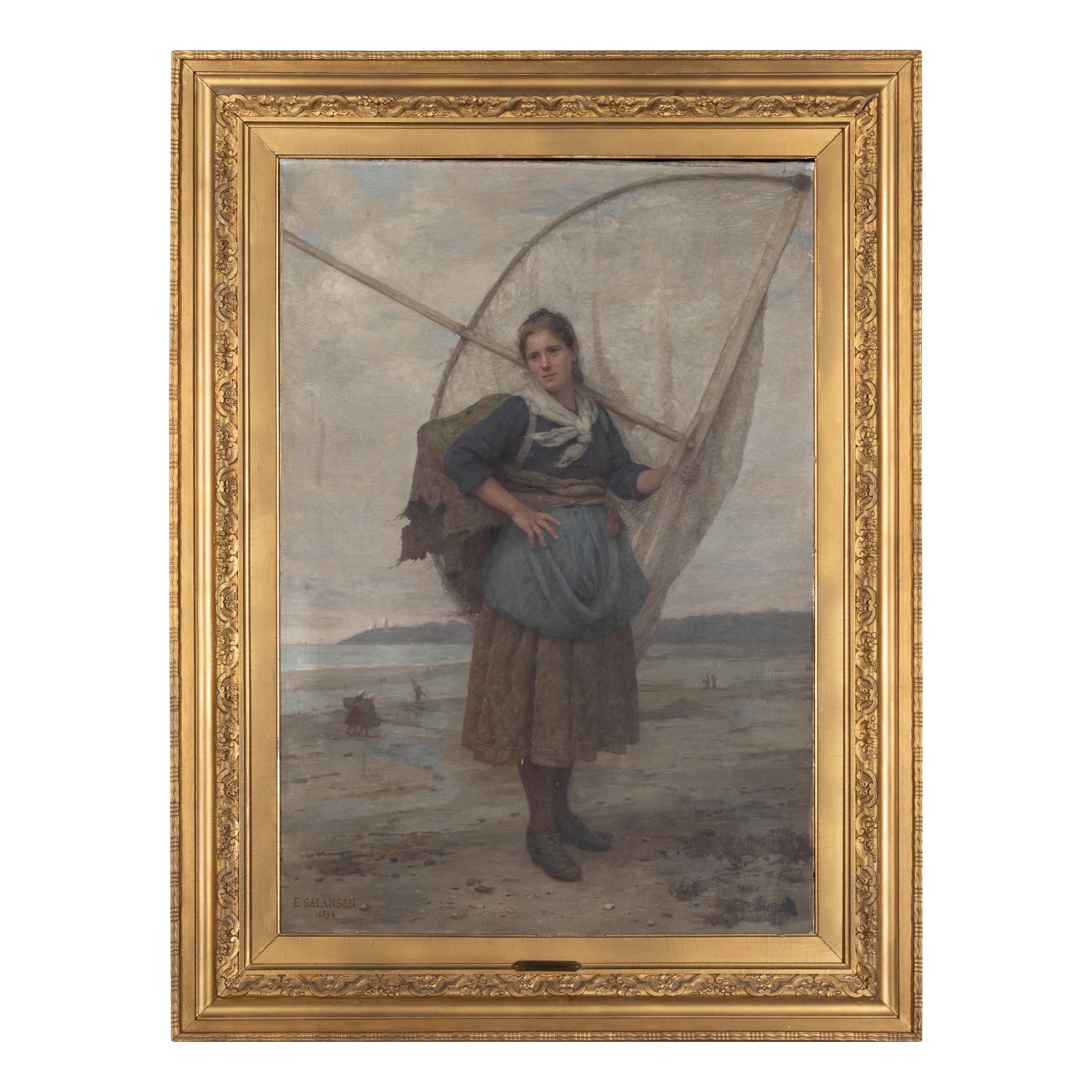 Eugénie Alexandrine Marie Salanson (French, 1836-1912) — The Fisher Girl , 1894