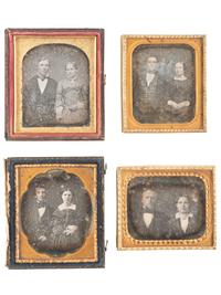 [EARLY PHOTOGRAPHY]. 20 sixth plate daguerreotype portraits of couples.