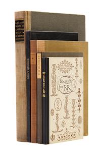 (ROGERS, BRUCE) Five books designed by Bruce Rogers.