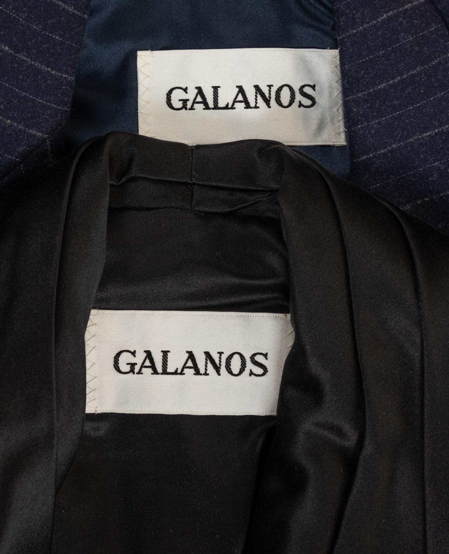 Two Galanos Two-Piece Skirt Suits, 1980s-1990s