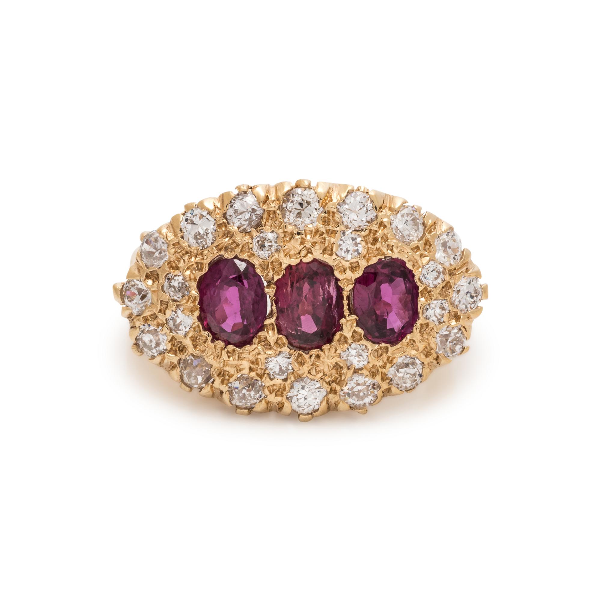 RUBY AND DIAMOND RING