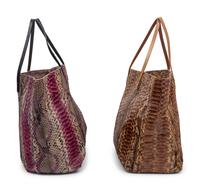 Two Fendi Python Totes