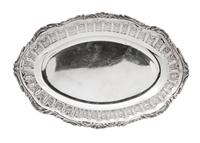 Two French Silver Trays