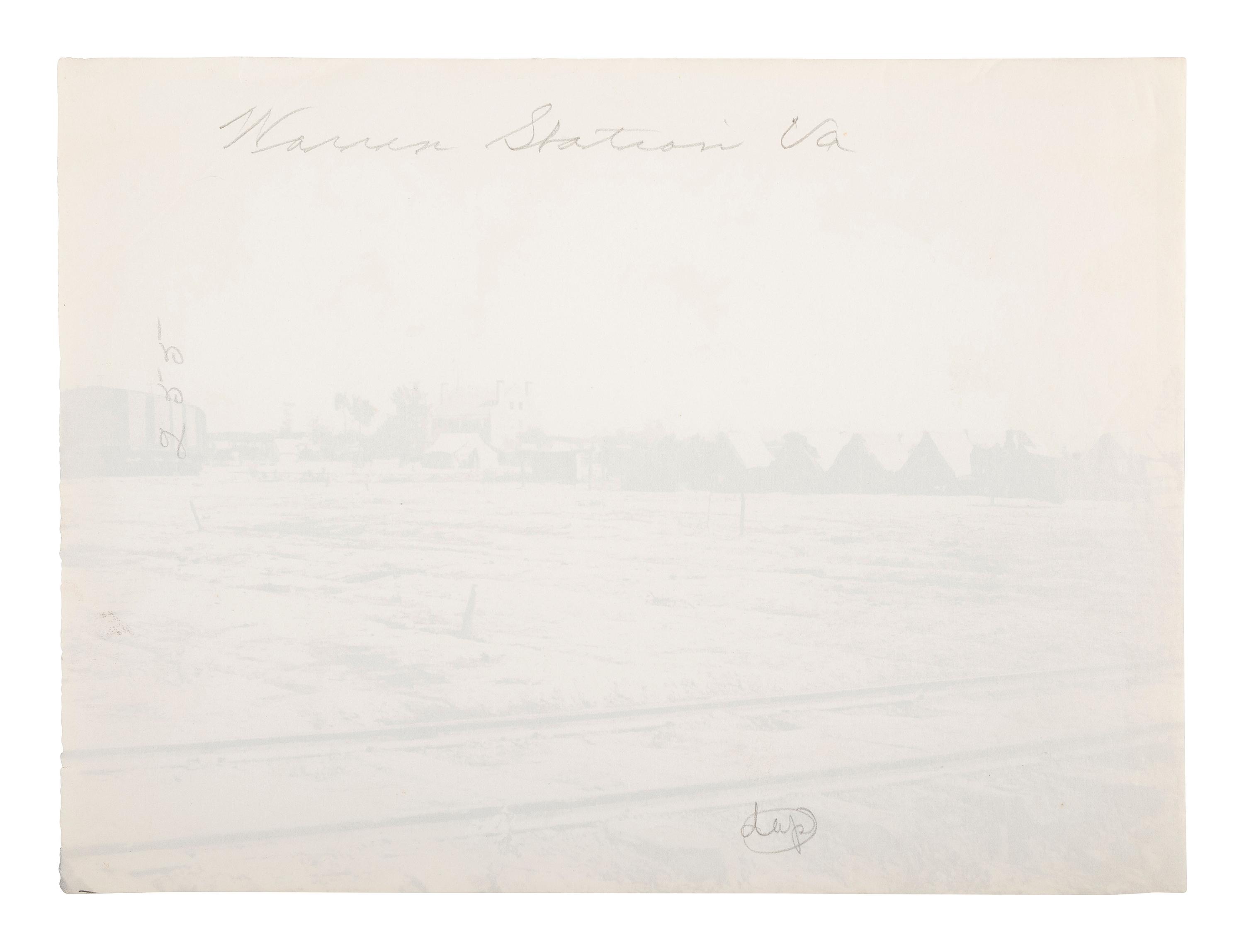 [CIVIL WAR]. O'SULLIVAN, Timothy H., (1840-1882), photographer. Warren Station, front of Petersburg, Virginia . 1861-1865.