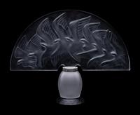 A Lalique Hokkaido Lamp