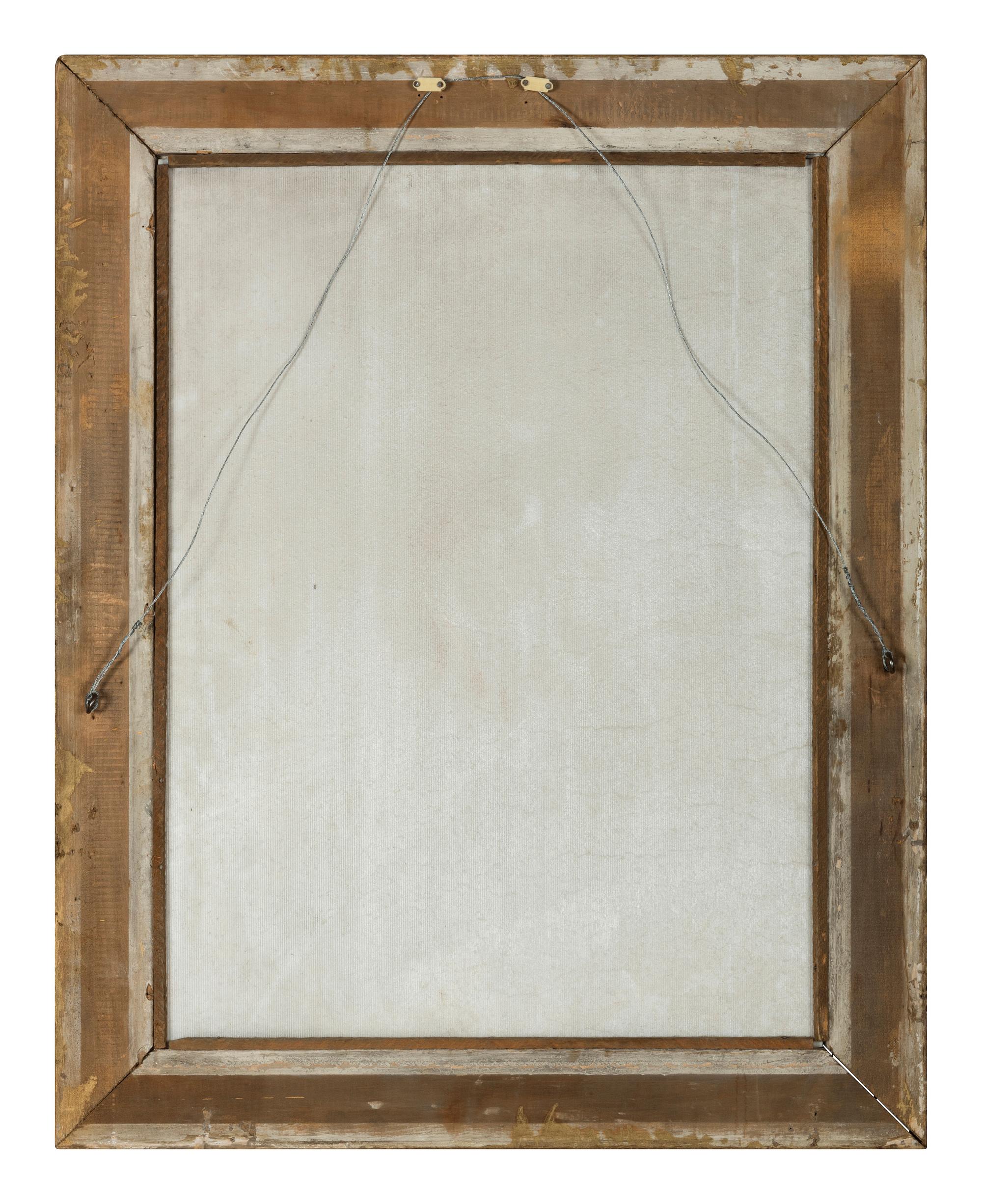 A 'Here's Happy Days' Painted Vitrolite Advertising Panel for I.W. Harper Whiskey