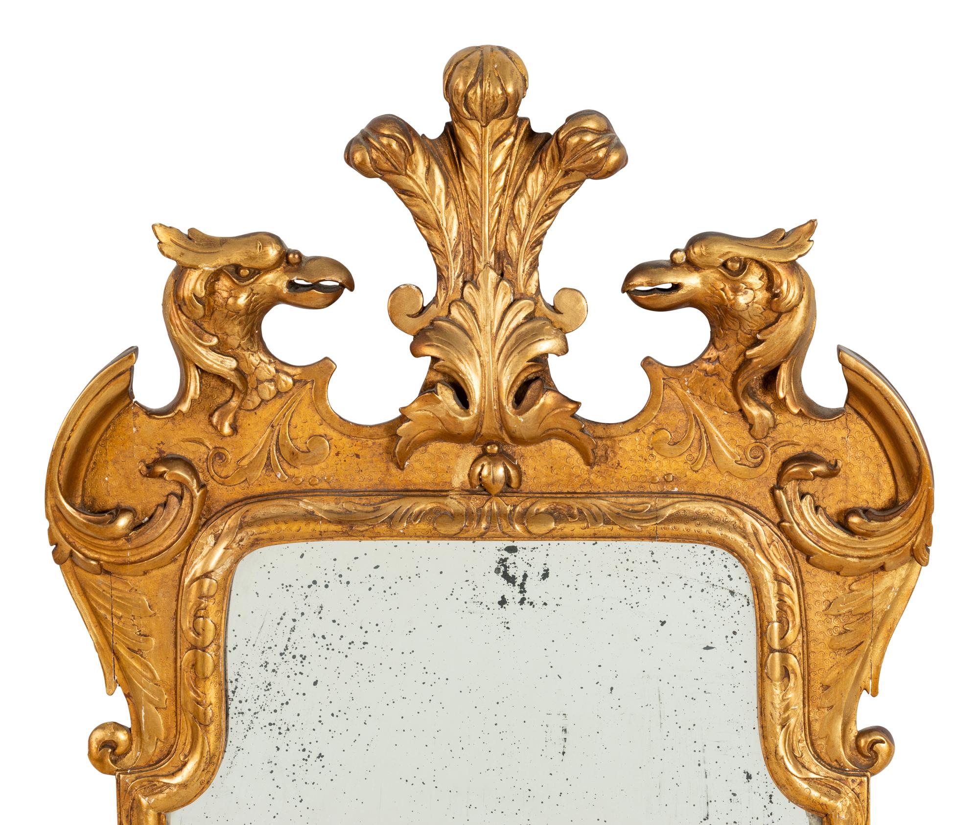 A George I Style Giltwood Mirror