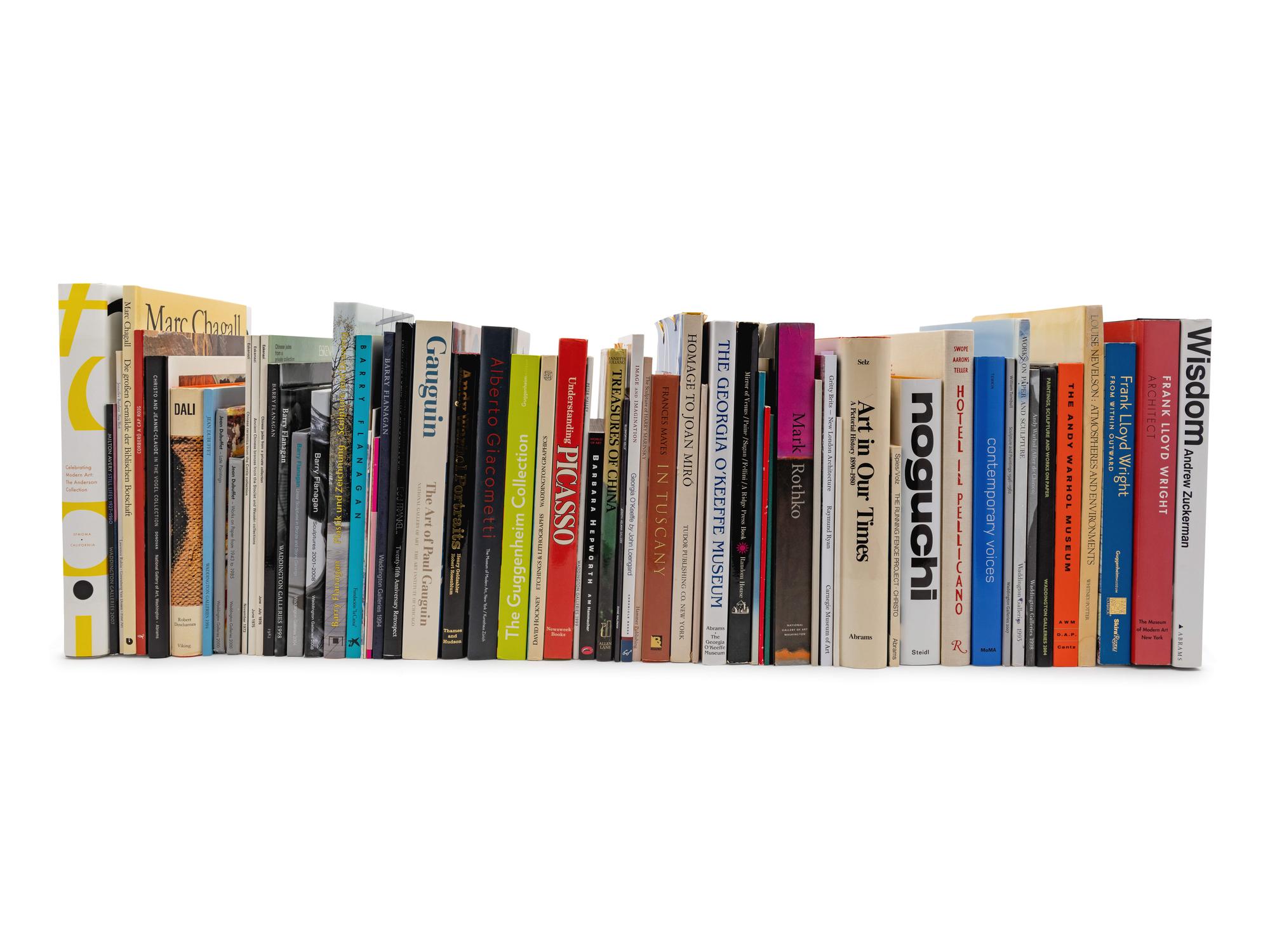 A Large Collection of Art Books, Reference Works and Exhibition Catalogs