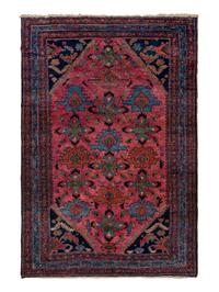 A Hamadan Wool Rug
