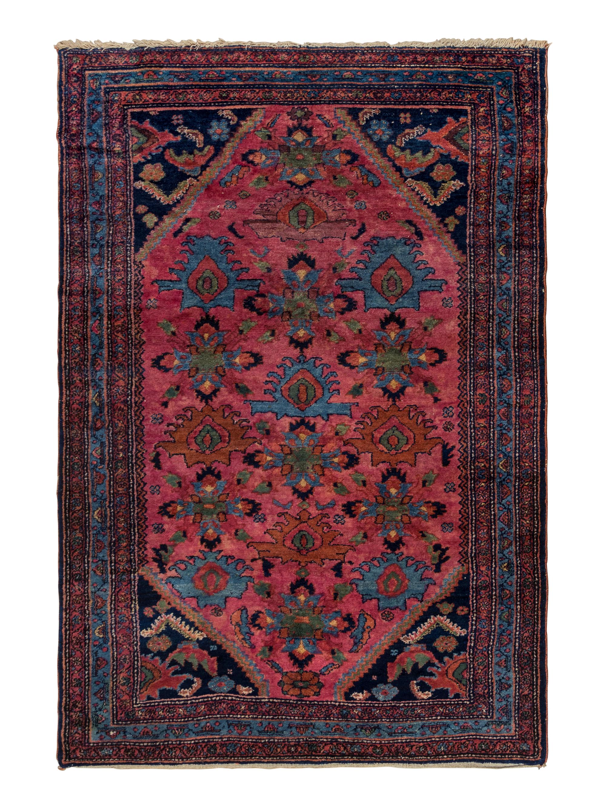 A Hamadan Wool Rug