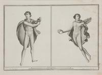 A Pair of Italian Engravings in Parcel Gilt and Ebonized Frames — 18TH CENTURY