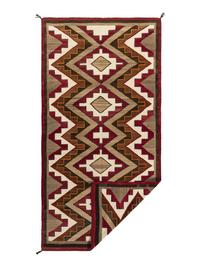 Navajo Red Mesa Pattern Weaving / Rug