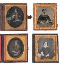 [EARLY PHOTOGRAPHY]. 37 assorted cased images.