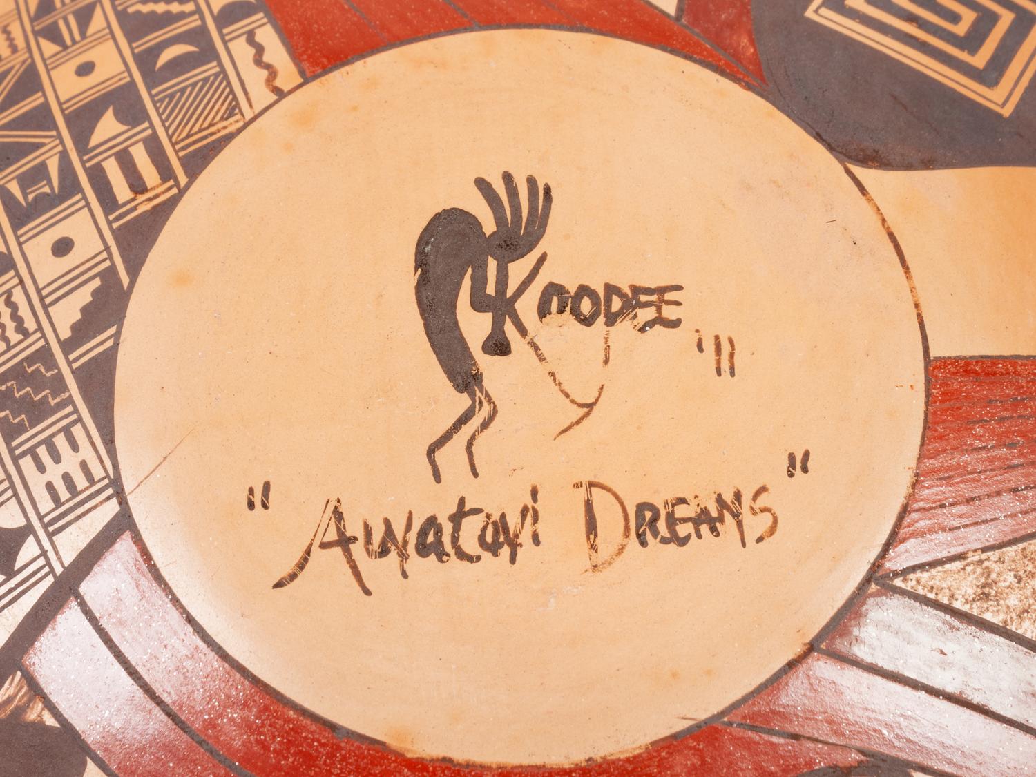 Polychrome Pottery Jar, Auyatayi Dreams
