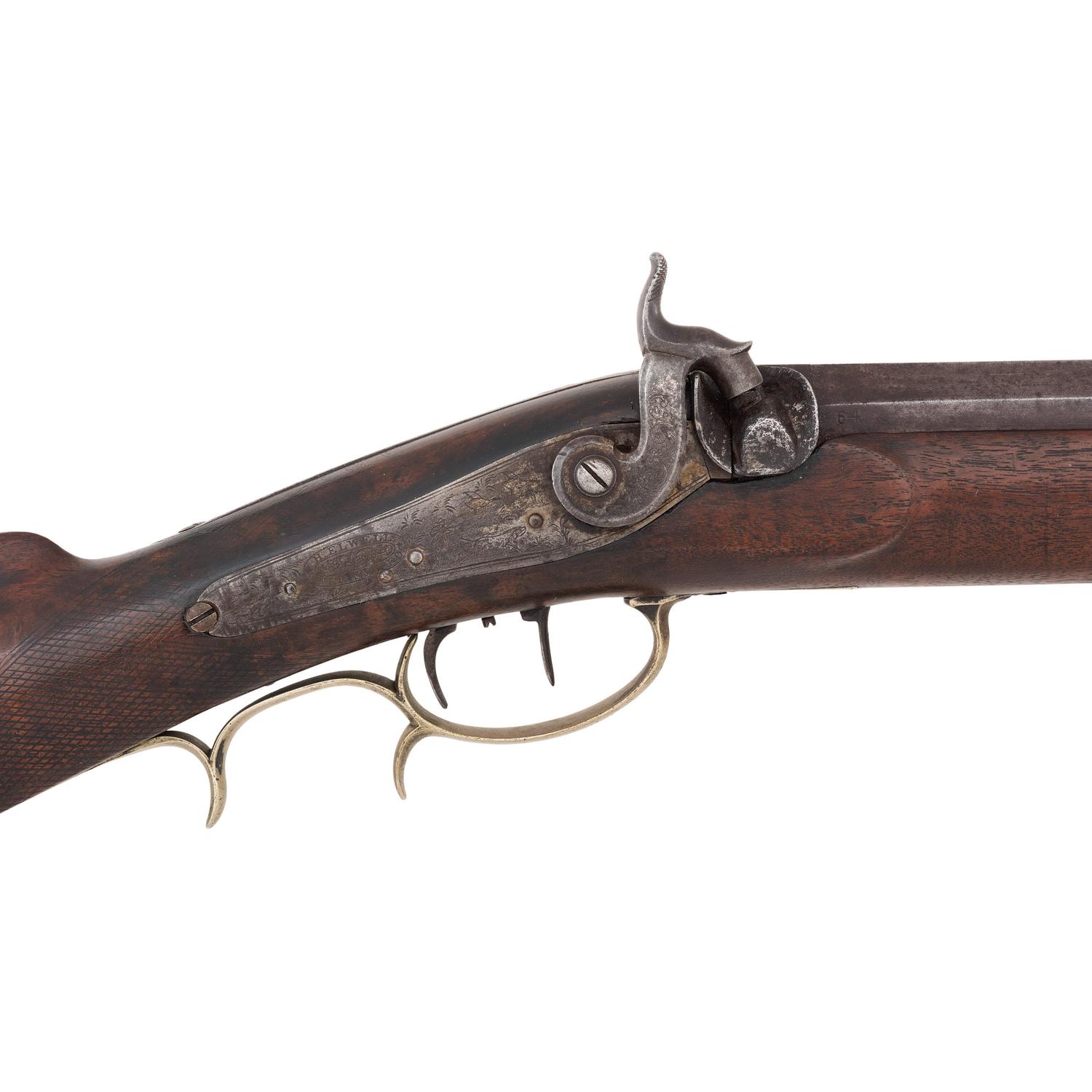 Heavy Barrel Percussion Plains Rifle by Wurfflein