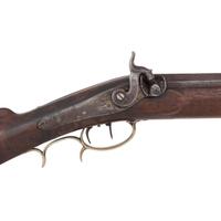 Heavy Barrel Percussion Plains Rifle by Wurfflein