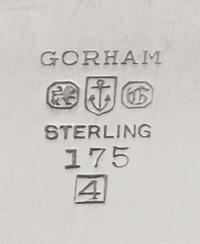An American Silver Bowl, Gorham Mfg. Co., Providence, RI, 1944, in the Marie Antoinette pattern.