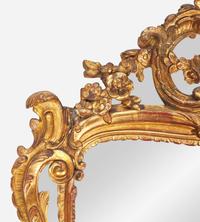 A Louis XV Rococo giltwood mirror 18th century