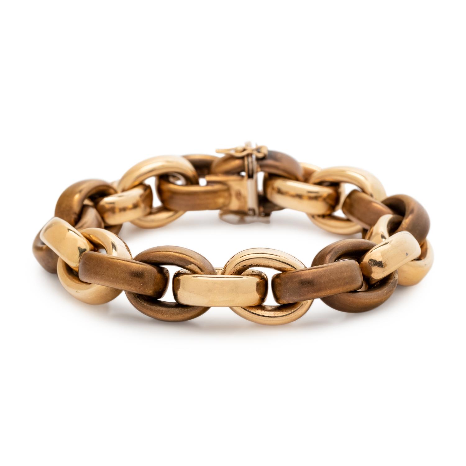 BICOLOR GOLD BRACELET