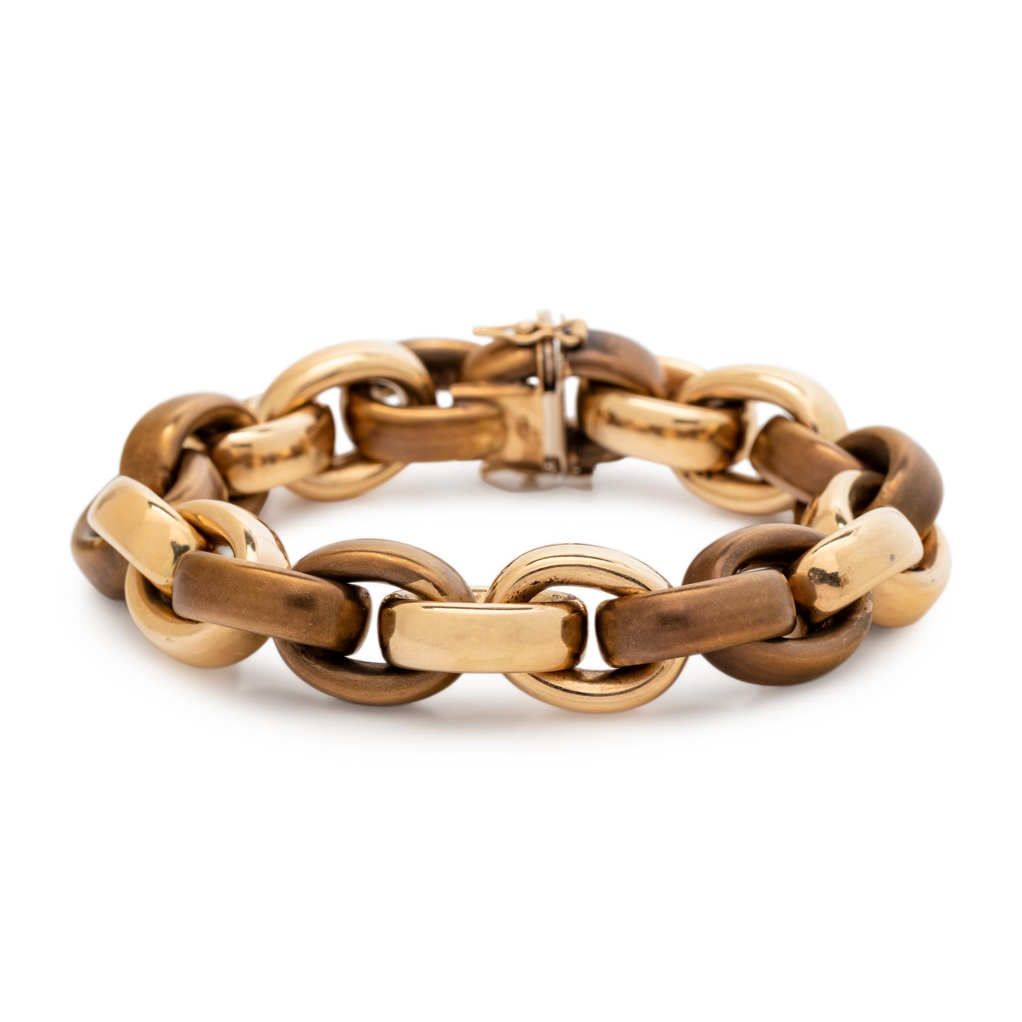 BICOLOR GOLD BRACELET