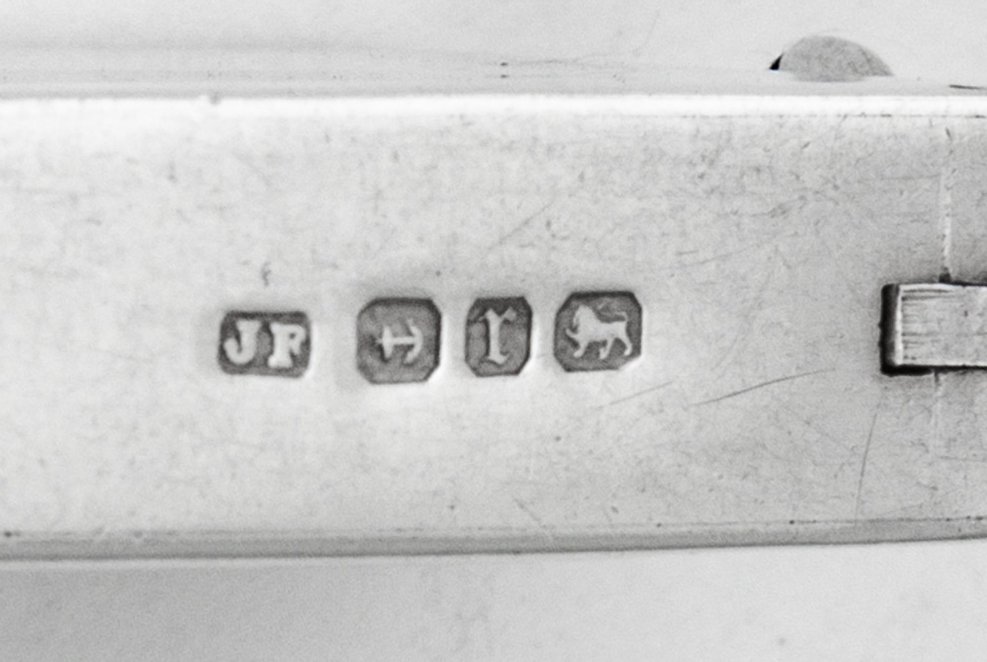 A Group of Three English Enameled Silver Vesta Cases, various makers, comprising an Edwardian example decorated with the Tudor shield i